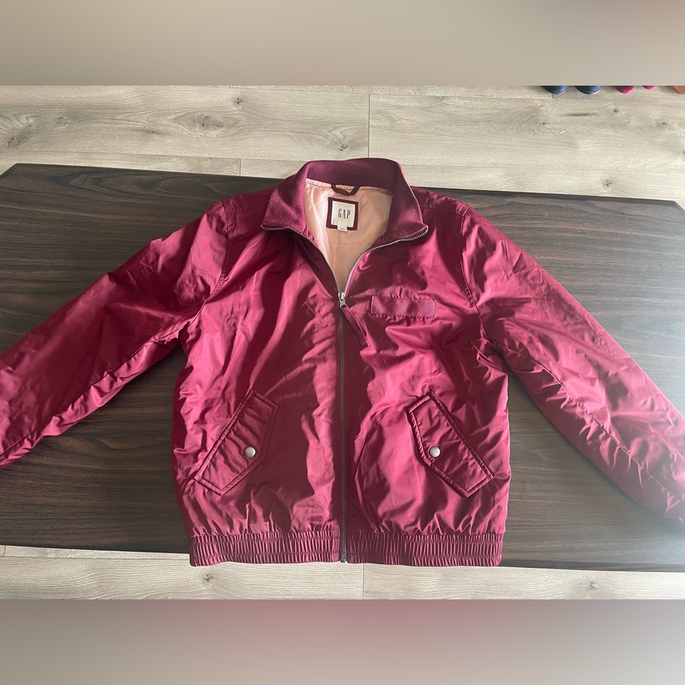 Gap marron bomber jacket